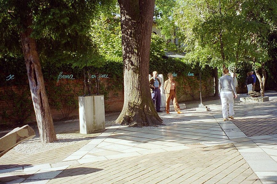 雕塑花園的樹蔭步道